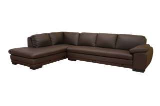 DORY brown SecTionaL Sofa Chaise reverse MODERN  