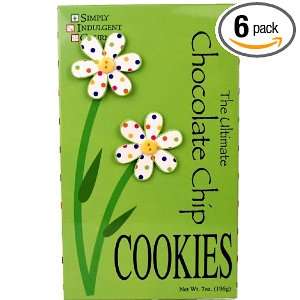 Too Good Gourmet Chocolate Chip Cookies, 7 Ounce Pop up Green Flower 