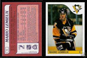 1985 86 OPC #9 MARIO LEMIEUX ROOKIE RP CARD  