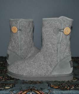 UGG Womens Mountain Gray Quilted Boots US Sizes 8 10  