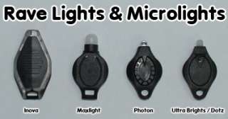 RGB Dotz LED Microlight Gloveset Maxlight INOVA Custom  