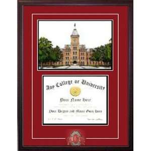  Ohio State Buckeyes Framed Spirit Graduate Diploma Frame 