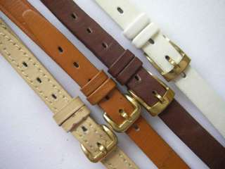 Lot of 4 mixed vintage wirelug watch bands 7 8 mm  