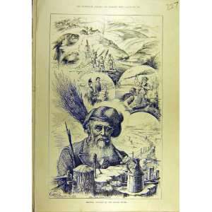  1889 Heather Grouse Moors Scotland Highlands Print