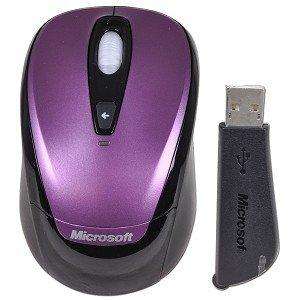 Microsoft Wireless Mobile Mouse 3000   Purple   Brand New Sealed 