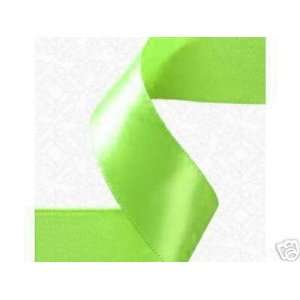  5/8x100 yds Double Face Satin ribbon Apple Green 