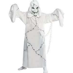  Rubies Cool Ghoul Halloween Hooded Robe & Mask. Size Large 