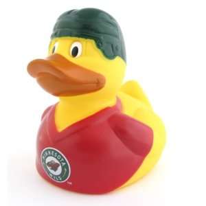  NHL Minnesota Wild Rubber Duckie with Squeak Noise Effect 
