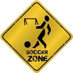  New  Soccer Zone  Crossing Sign Sports