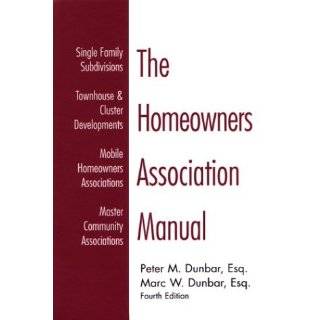   Homeowners Associations, and Master Community Associations, Fourth