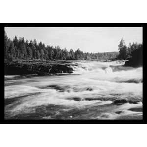  Waterfalls   12x18 Framed Print in Black Frame (17x23 