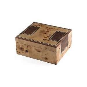   Toulouse Humidor   High Lacquer Maple Burl (50 Cigars)