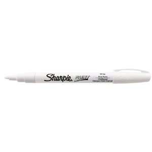Sharpie Oil Based Fine Point Paint Markers White 12 pk  