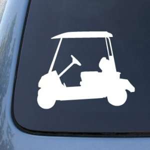 GOLF CART   Golfing   Vinyl Car Decal Sticker #1710  Vinyl Color 