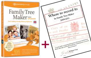 Family Tree Maker 2012 UK   Upgrade NEW  