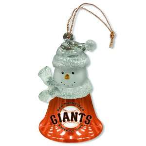   Fransisco Giants Snowman Bell Christmas Ornaments 2.5