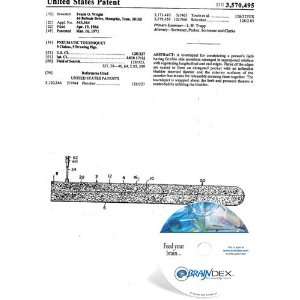  NEW Patent CD for PNEUMATIC TOURNIQUET 