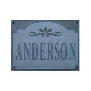 Personalized House Wall Sign Family Name Slate Wall Sign Teaberry 