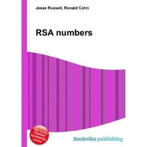  RSA numbers Ronald Cohn Jesse Russell Books