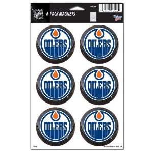  Edmonton Oilers Magnet Set   6pk