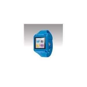    Blue For Ipod Nano 6 Switcheasy Ticker Skin Wrist Band Electronics