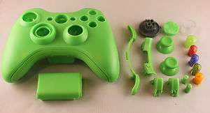 Lime Green Xbox 360 Replacement Custom Controller Shell Parts  