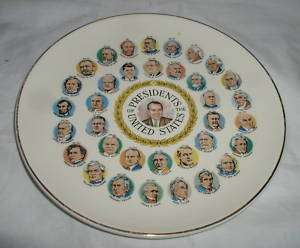 PRESIDENTS OF THE UNITED STATES PLATE NIXON  