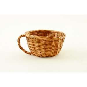   Decoration Stained Willow Coffee Cup Shaped Basket