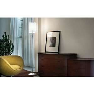  MuranoLuce Lapilli Floor Lamp in Satin Nickel