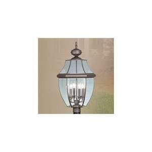   60w Cand   Outdoor Light   Bronze / Clear Beveled