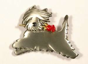 Westie dog   Mark Shields Jewelry Lapel Pin Pendant  