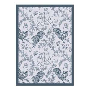  Joy Carpets Feathers & Fur 5 4 x 7 8 blue Area Rug