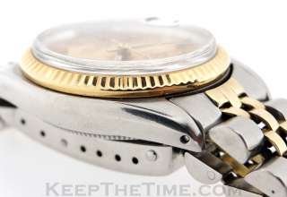   Rolex Tiffany & Co. Dial Datejust 6827 Midsize Champagne Jubilee Watch