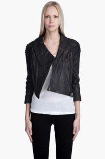 Yigal Azrouel Washed Leather Jacket for women  