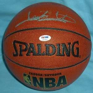Isiah Thomas (Detroit Pistons) Signed Autographed NBA Basketball (PSA 