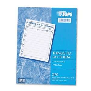 Tops  Things To Do Today Daily Agenda Pad TOP2170 