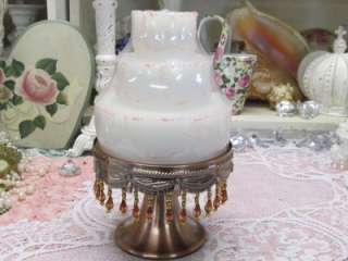WEDDING CAKE CANDLEonCOPPER STAND~Shabby~Cottage~Chic  