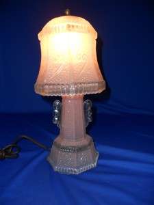 JEANETTE PINK VANITY LAMP # 202 IN ORIGINAL BOX  