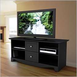 Nexera Pinnacle 56 Plasma/LCD TV Stand in Black Lacquer Finish 