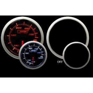 Oil Temperature Gauge  Electrical Amber/white Performance Series 52mm 