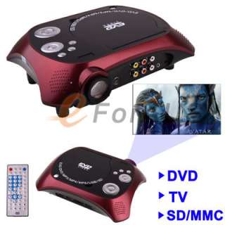 Home Theater Portable DVD Projector with TV Receiver Function PAL 