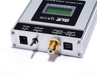 QA 550 WAV Player to SPDIF&I2S for DAC Hi End Audio CD  