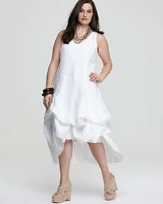 Eileen Fisher Plus Size Tied Maxi Dress