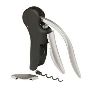   Wine Bottle Opener with Foil Cutter and Extra Corkscrew 