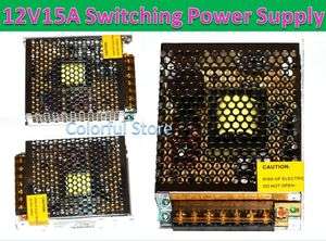 12V 15A DC Universal Regulated Switching Power Supply  