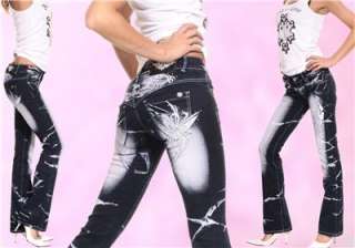   HIPSTER JEANS SIZE UK 6 TO 14 SCORPION TATTOO NEW LOOK & STYLE  