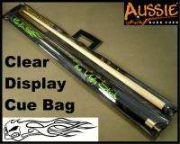 Custom Designer Maple Pool Snooker Cue   Ugly Stick Green Personalized 