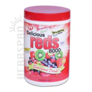   Delicious Reds 8000 Fruit Punch Fruit Punch 7.2 oz by Greens World Inc