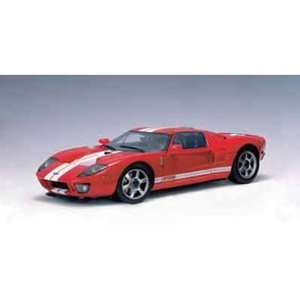  Ford GT 1/18 Red w/White Stripes Toys & Games