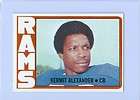 1972 Topps KERMIT ALEXANDER Rams #289 NM MT (a)